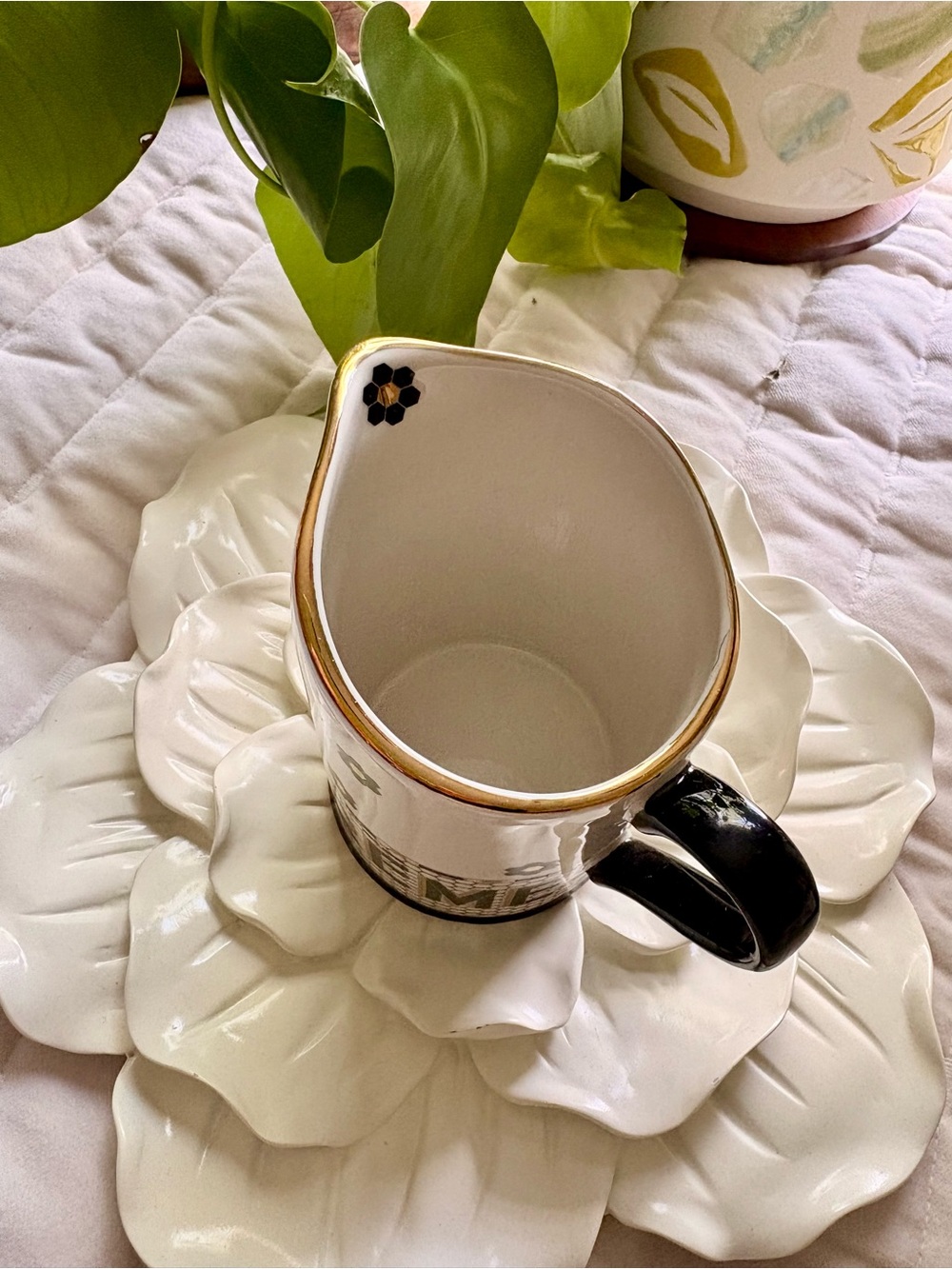 NWT Anthropologie Bistro Tile Creamer ☕️ - Picture 2 of 7